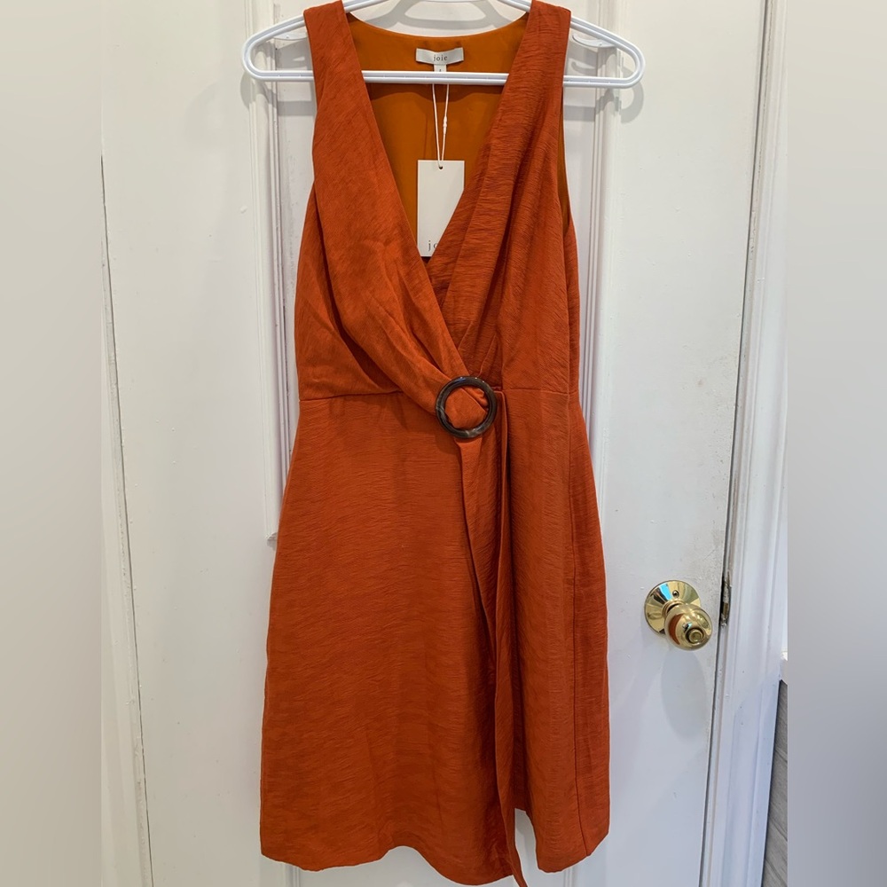 NWT Joie Orange Summer Dress Size 4